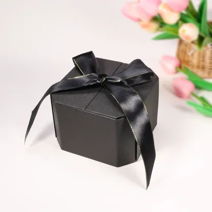 Schwarz Exquisite Geschenkverpackung Geldbörse Geschenkbox