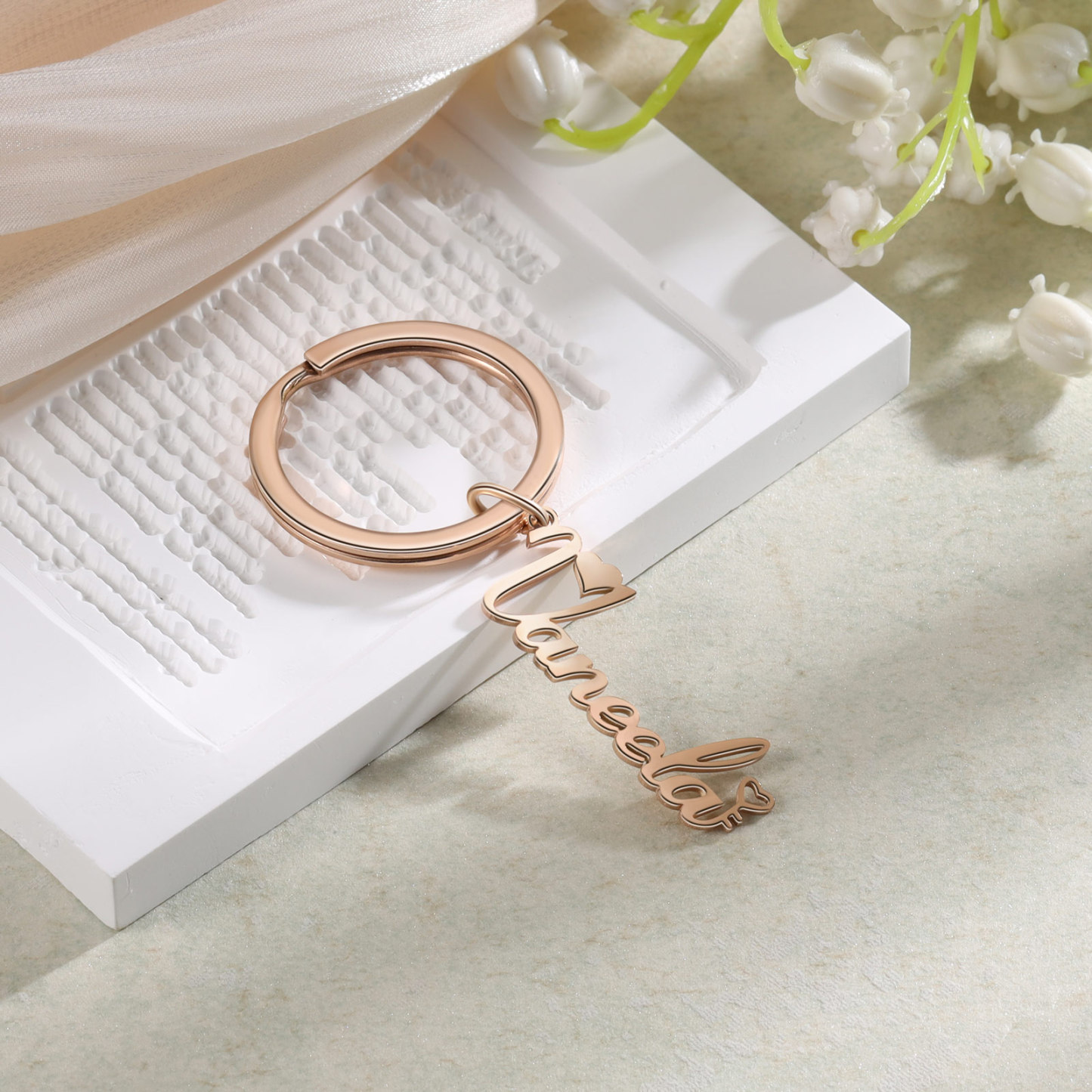 Personalisierte Name Schlüsselanhänger