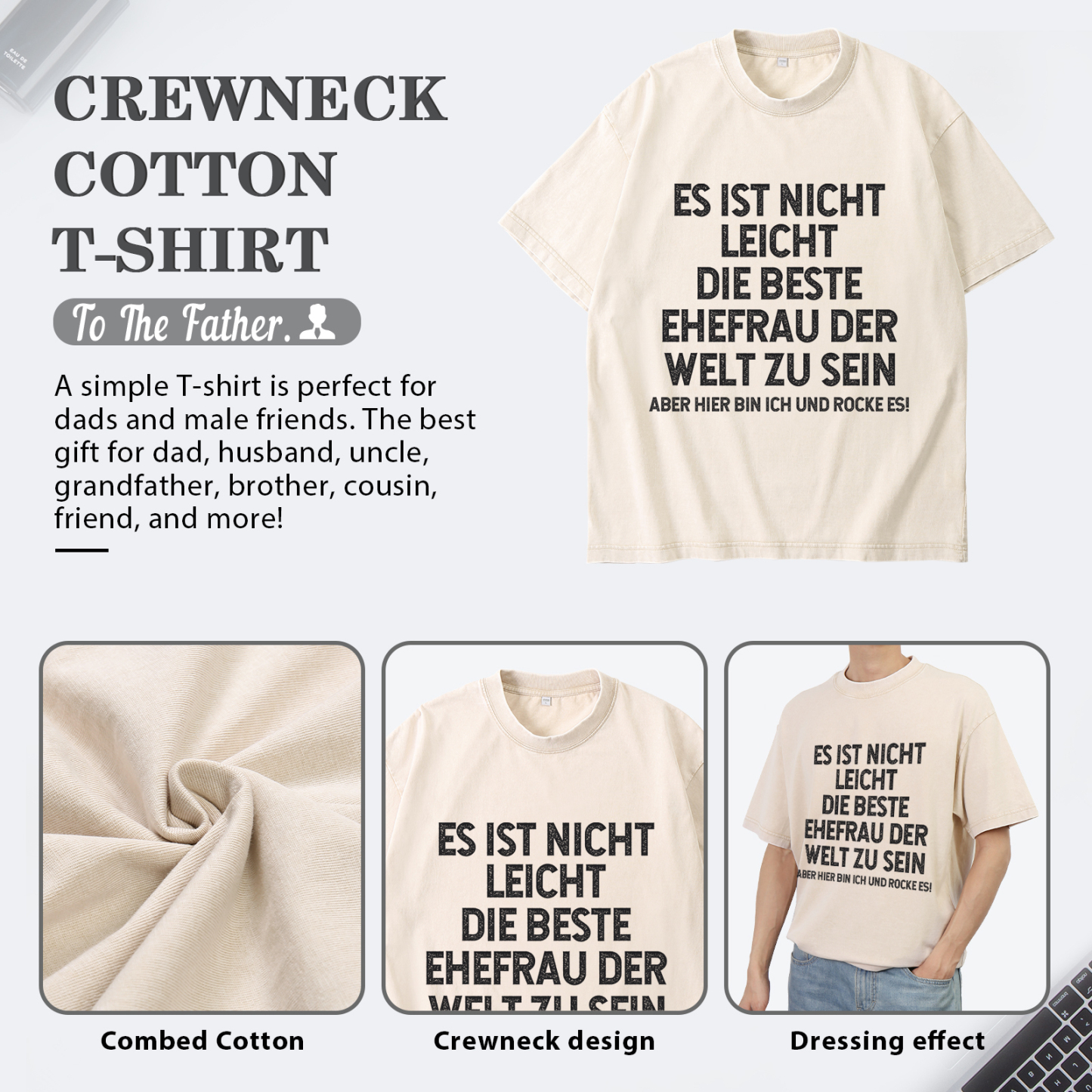 Personalisierte Partner-T-Shirts – Ehefrau- und Ehemann Designs in zwei Varianten