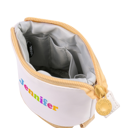 Schulanfang Geschenkset-Personalisierter Name & Jahr Igel Emaille Tasse & Personalisierter Name Stifteetui & Herz Armbänder Set - Geschenk für Schulkind mit Geschenk Box