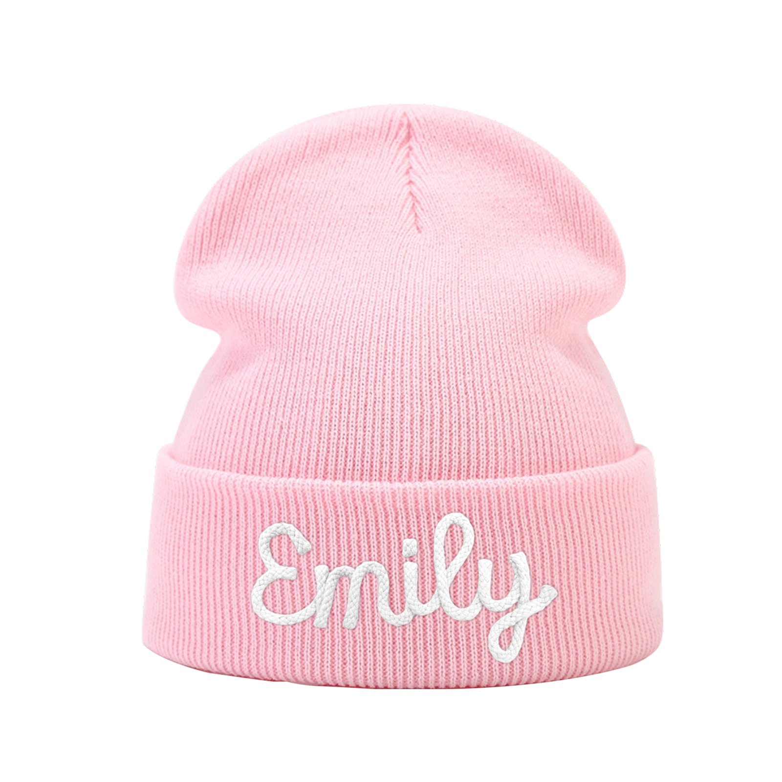 Personalisierte Weihnachten Acryl-Beanie Name gestickt strickmütze