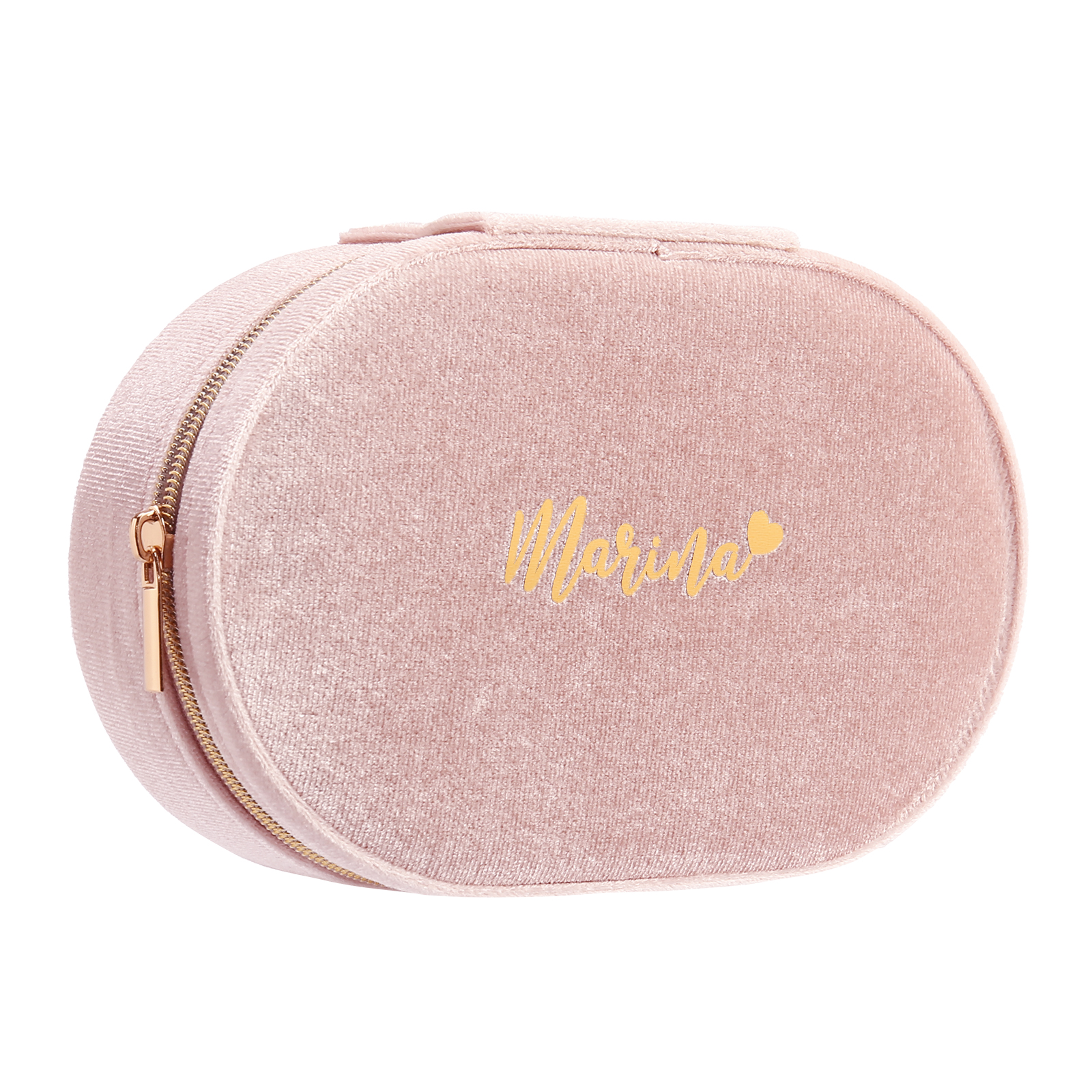 Personalisierbarer Name Velvet Schmuckaufbewahrung Schmuckzubehör Aufbewahrungsbox für Schmuck