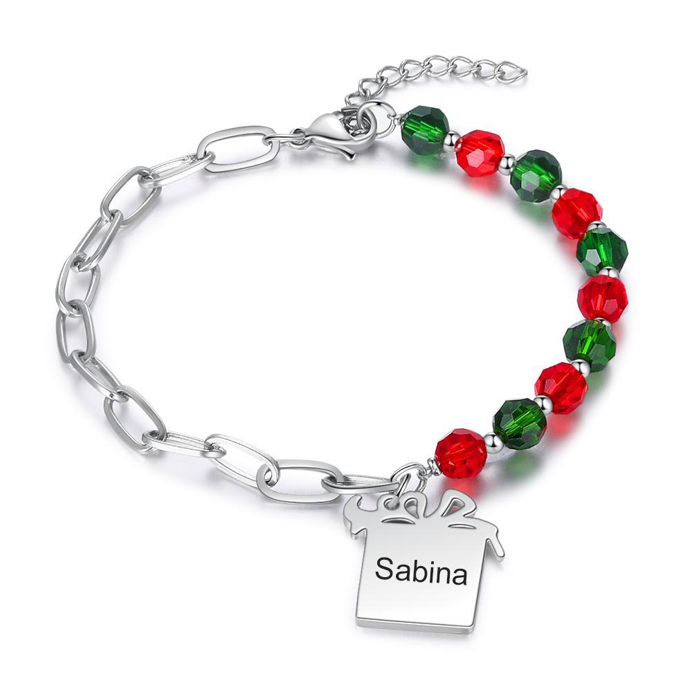 Verstellbarer Armband mit 1 Namensgravur