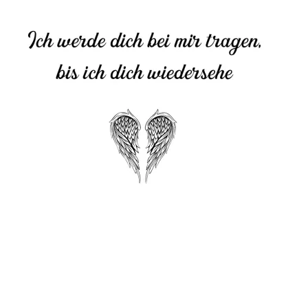 Personalisiertes 1 Foto Edelstahl Gedenk-Halskette -Ich trage dich mit mir, bis ich dich wiedersehen kann- Halskette & Geschenkkarte mit Geschenkbox