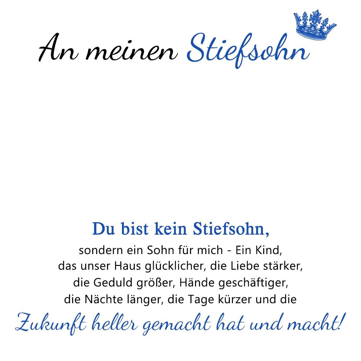 Leder Armband-An meinen Stiefsohn-Geschenk mit Nachrichtenkarte