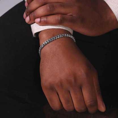 Herren Edelstahl Armband- An Meinen Sohn-Geschenk mit Nachrichtenkarte