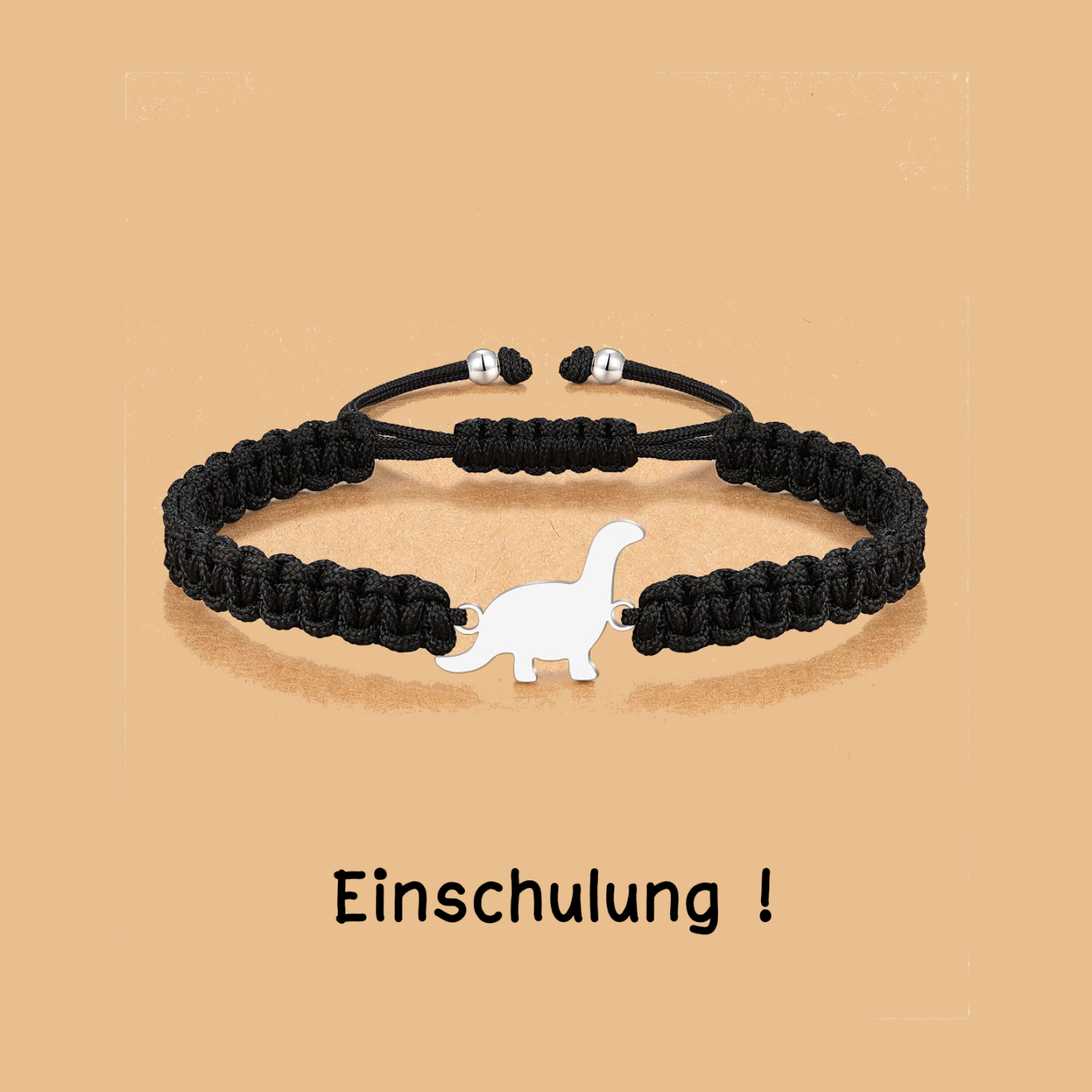 Dinos Armband- Für das Schulkind Sein stark wie Dinosaurier-Schulanfang Geschenk mit Nachrichtenkarte