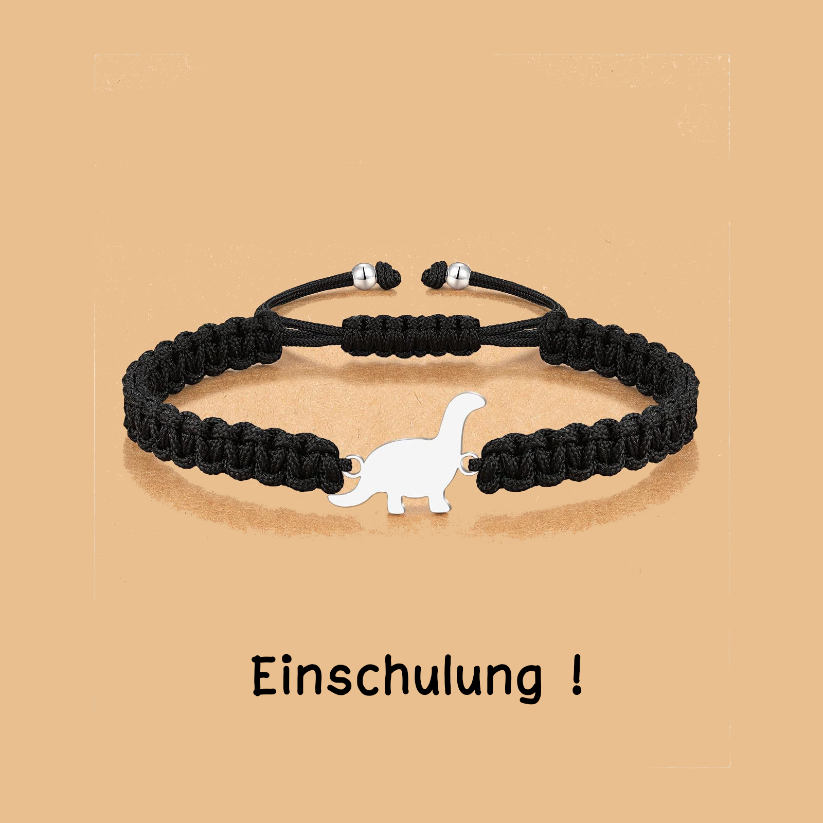 Dinos Armband- Für das Schulkind Sein stark wie Dinosaurier-Schulanfang Geschenk mit Nachrichtenkarte