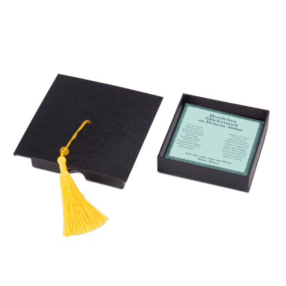 925 Sterling Silber Kommunion Kreuz Halskette-Herzlichen Glückwunsch zu Deinem Abitur- Geschenk mit Nachrichtenkarte