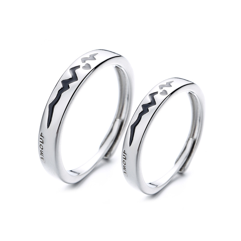 Paar Offene Ringe für Paare-Pärchen Schmuck