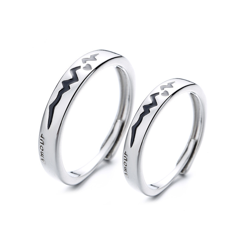 Paar Offene Ringe für Paare-Pärchen Schmuck