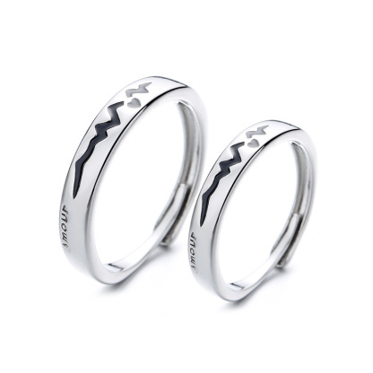 Paar Offene Ringe für Paare-Pärchen Schmuck