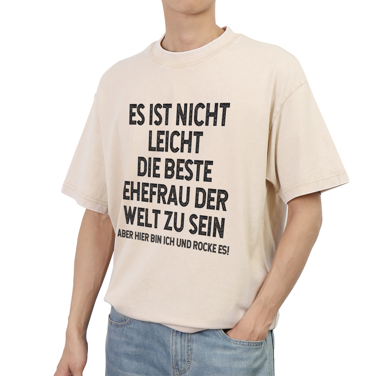 Personalisierte Partner-T-Shirts – Ehefrau- und Ehemann Designs in zwei Varianten