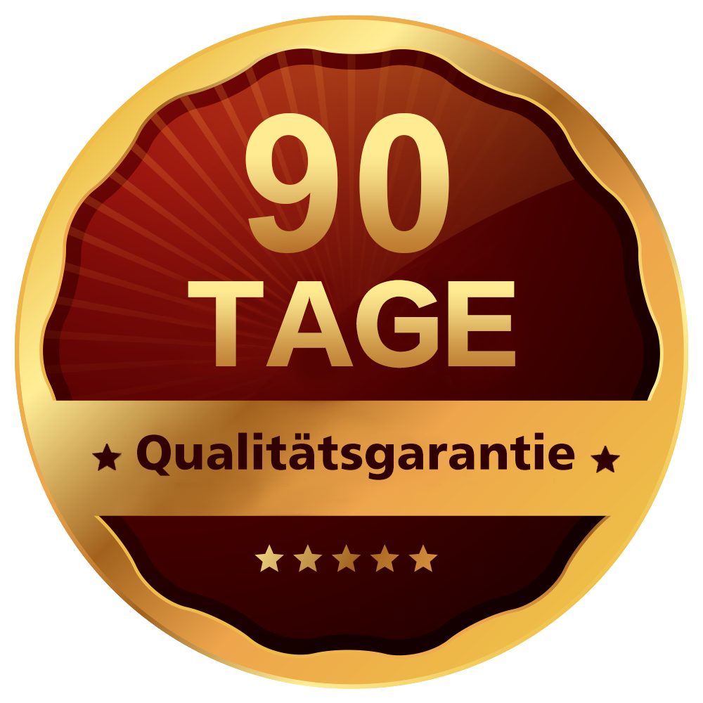 Qualiätsgarantie für zusätzliche 90 Tage