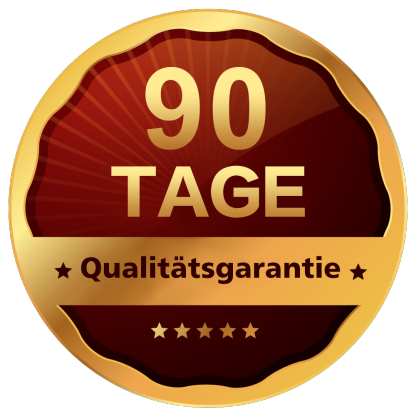 Qualiätsgarantie für zusätzliche 90 Tage
