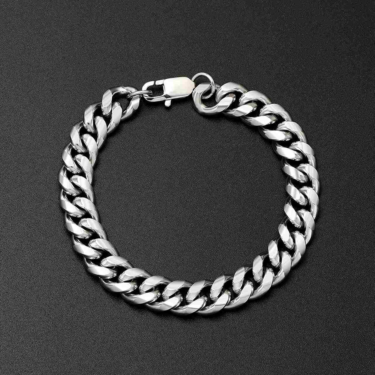 Herren Edelstahl Armband- An Meinen Sohn-Geschenk mit Nachrichtenkarte
