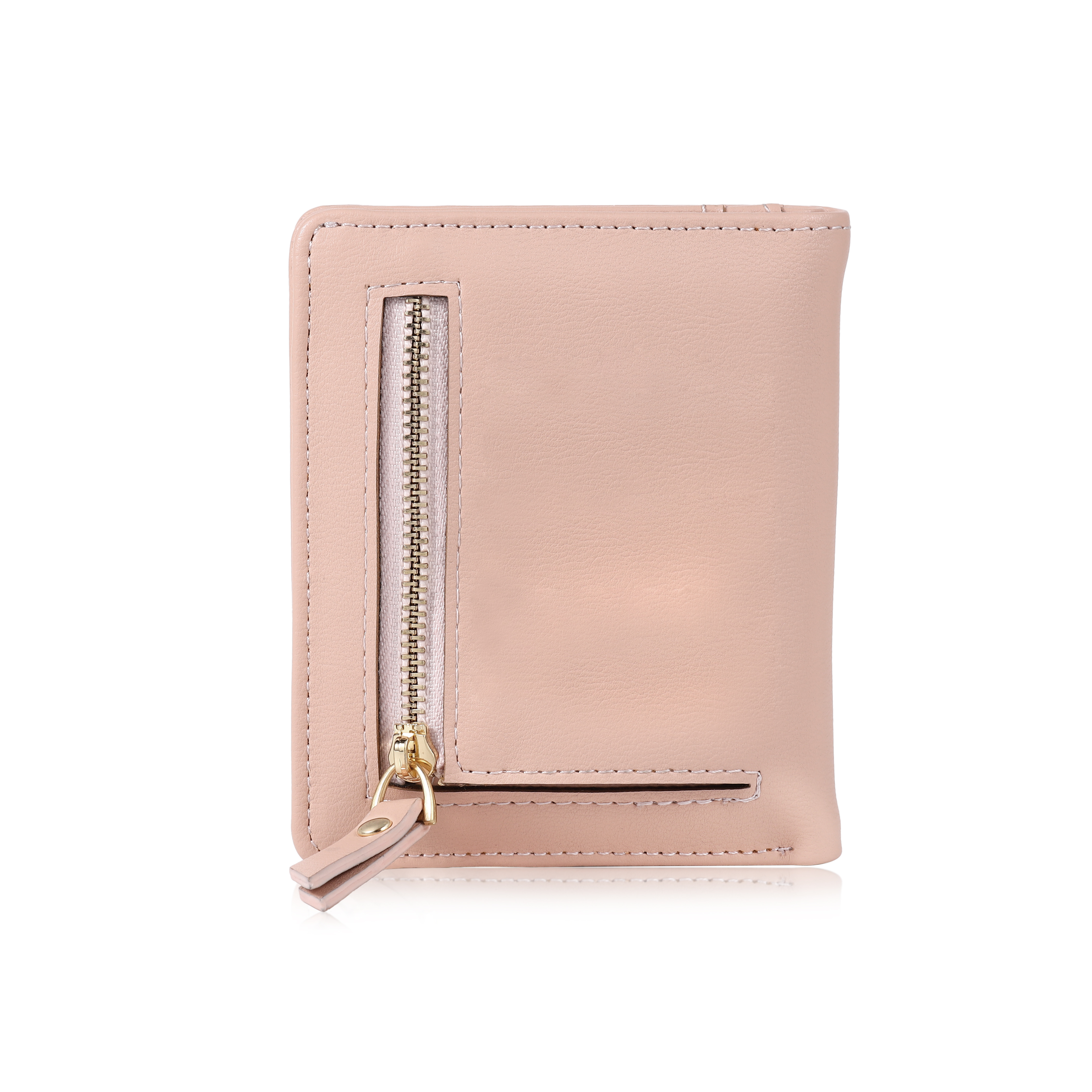 RFID Rosa PU-Leder Blumen-name Damenbörse: Geburtsblumen-Gravurt