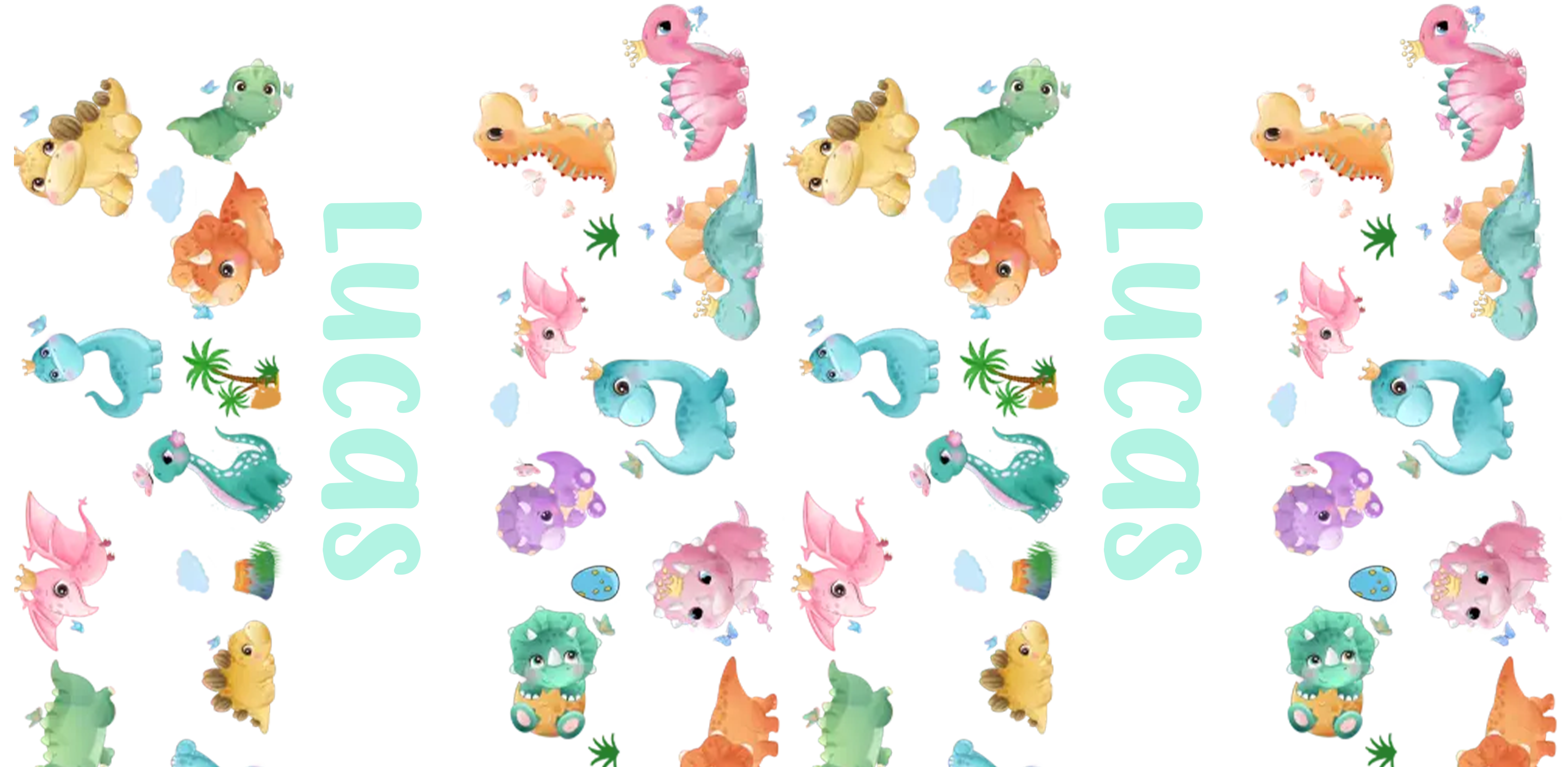 Glas Tasse-Personalisierter Name & Muster -Geschenk zum Schulanfang