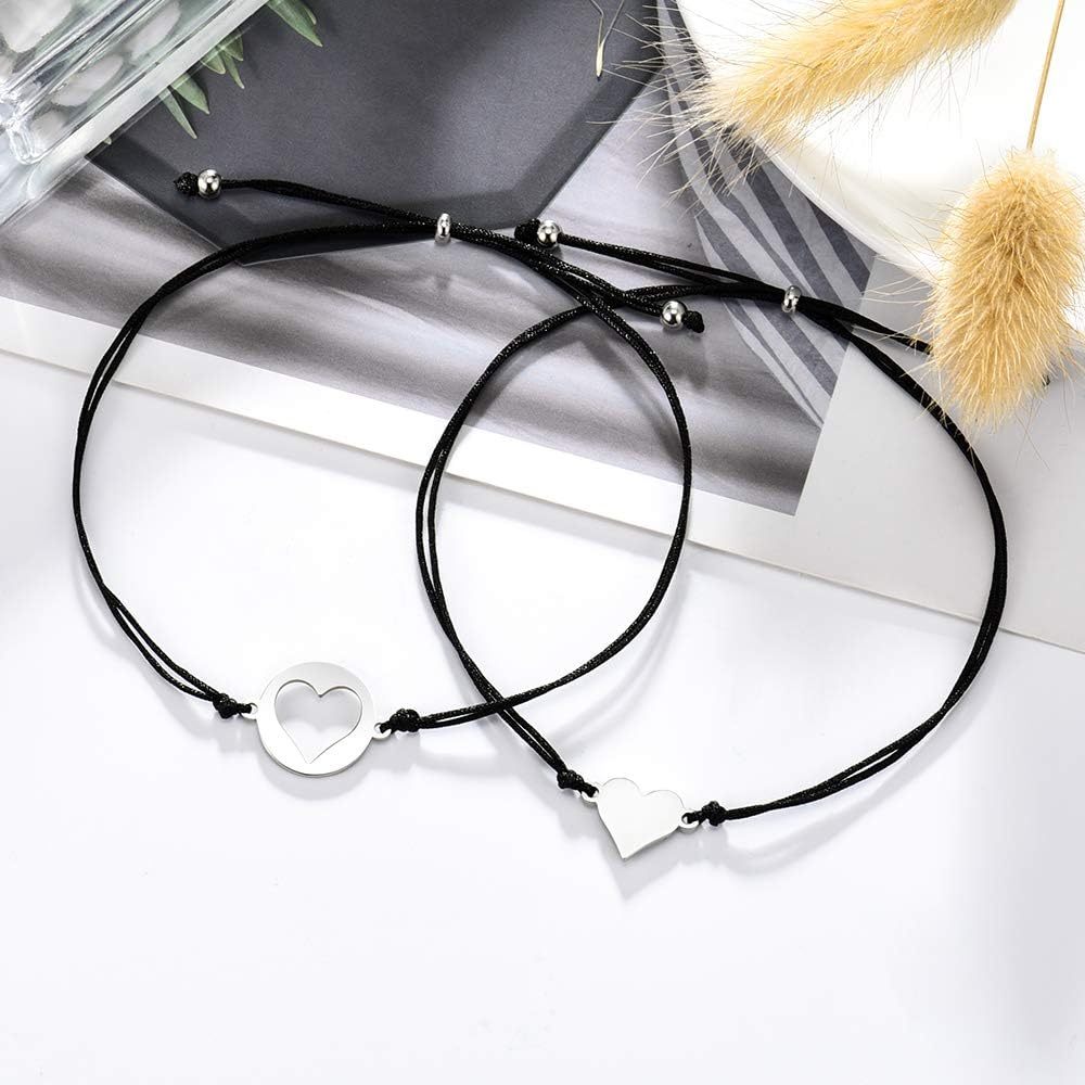 Herz Armbänder Set-Für das Schulkind-Schulanfang Geschenk mit Nachrichtenkarte