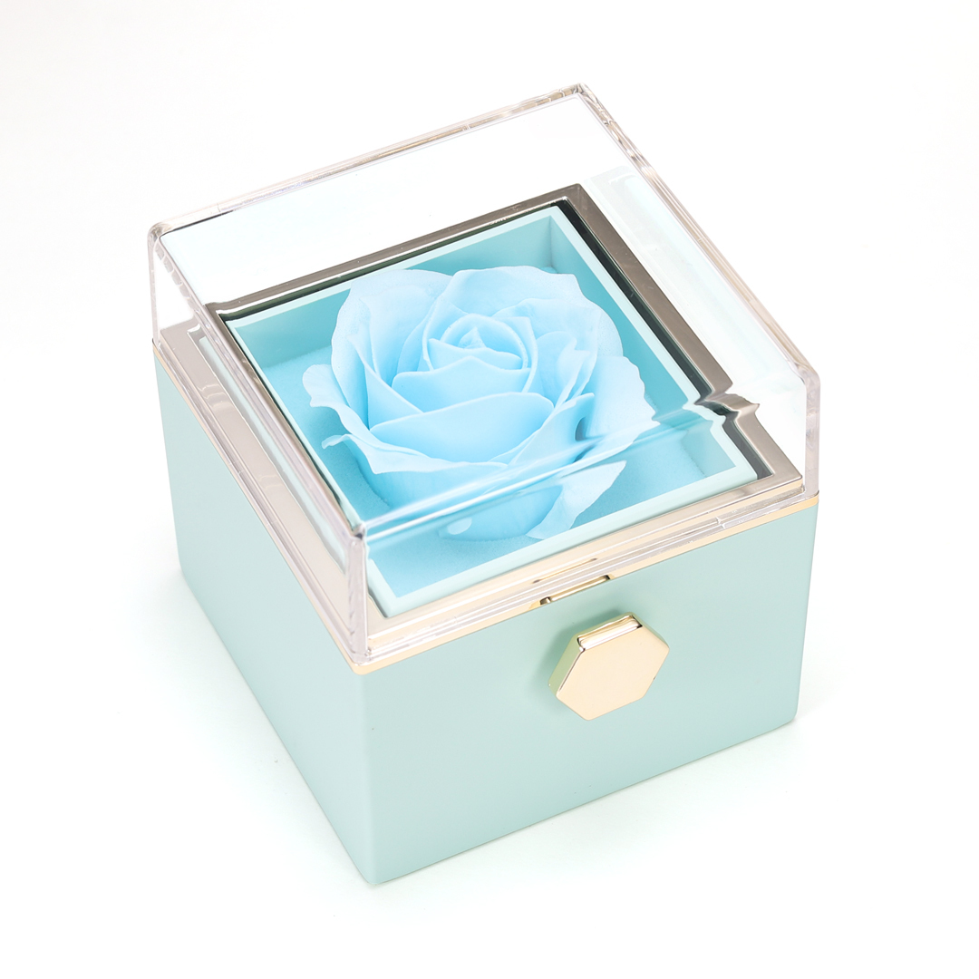 Rose Drehbar Schmuck Geschenkbox