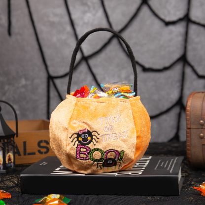 Personalisierter Name Halloween Tasche Süßes Oder Saures Süßigkeiten Tasche 