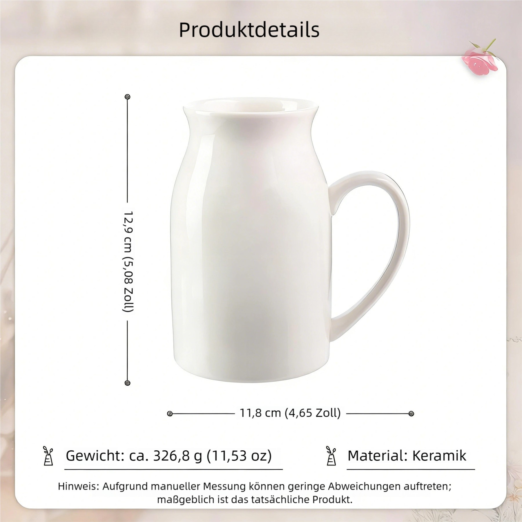 Personalisierte 2-12 Namen & Blumen- Zuerst Mama, Jetzt Oma- Familie Vase Geschenk für Mama/Oma 