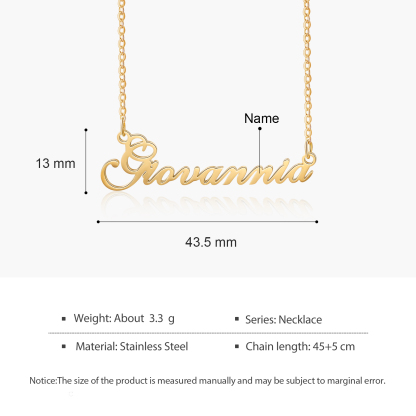 925 Sterling Silber Personalisierte 1 Namen Gravur Halskette-An Mein Patenkind-Geschenk mit Nachrichtenkarte