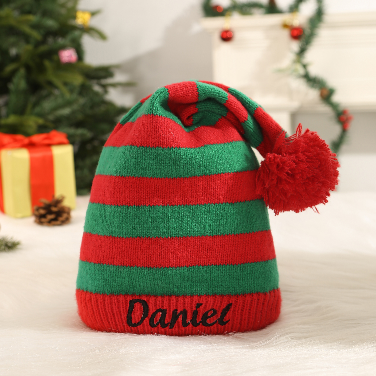 Personalisierte Weihnachtsmütze, Weihnachtsmütze  Produktbild-Vorschau 7