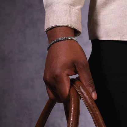 Herren Edelstahl Armband- An Meinen Sohn-Geschenk mit Nachrichtenkarte