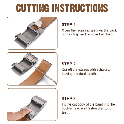 Personalisierter Opa-Ledergürtel mit Namen & Faustgruß