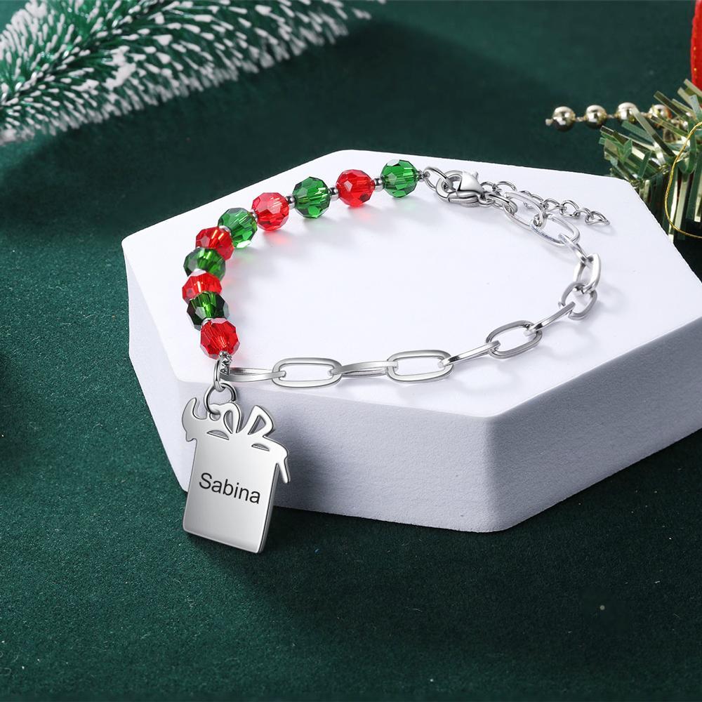 Verstellbarer Armband mit 1 Namensgravur