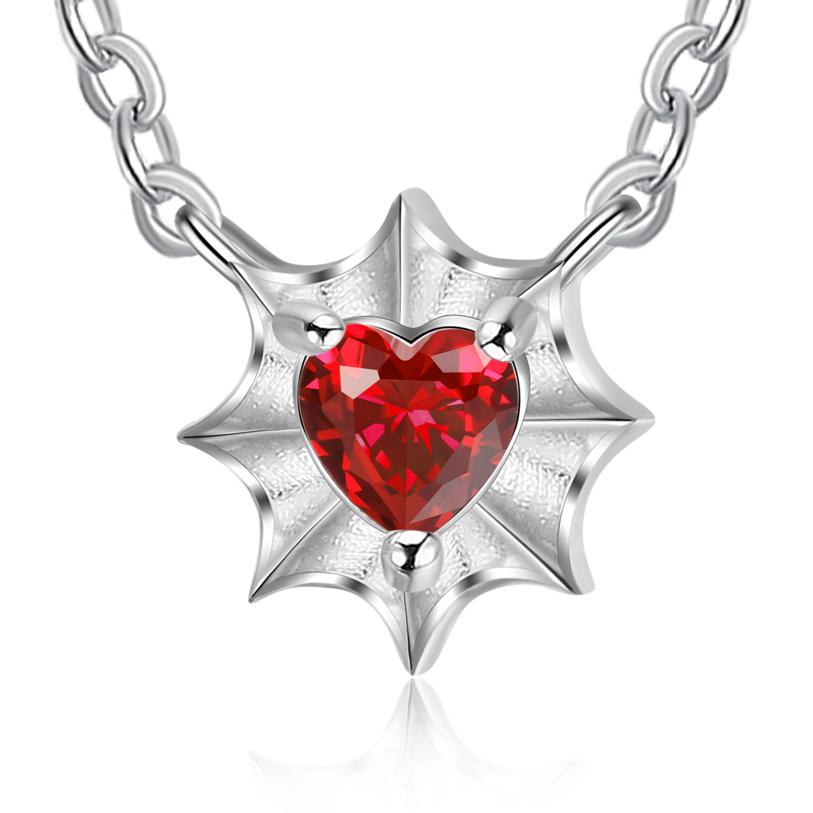 Personalisierter 1 Herz Geburtsstein Seemuschel Halskette für Großmutter