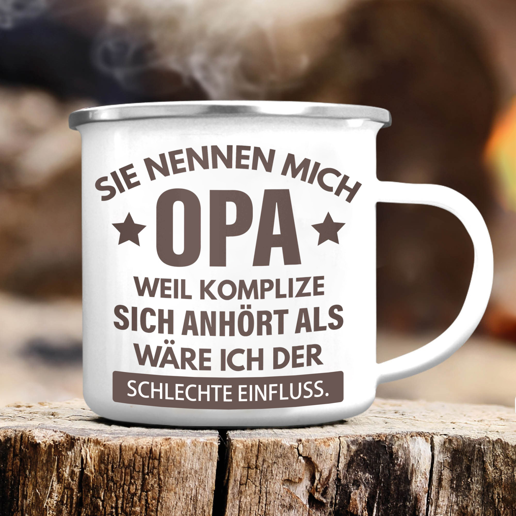 Keramik Tasse - Sie nennen mich Opa-Geschenk zum Großelterntag für Großvater