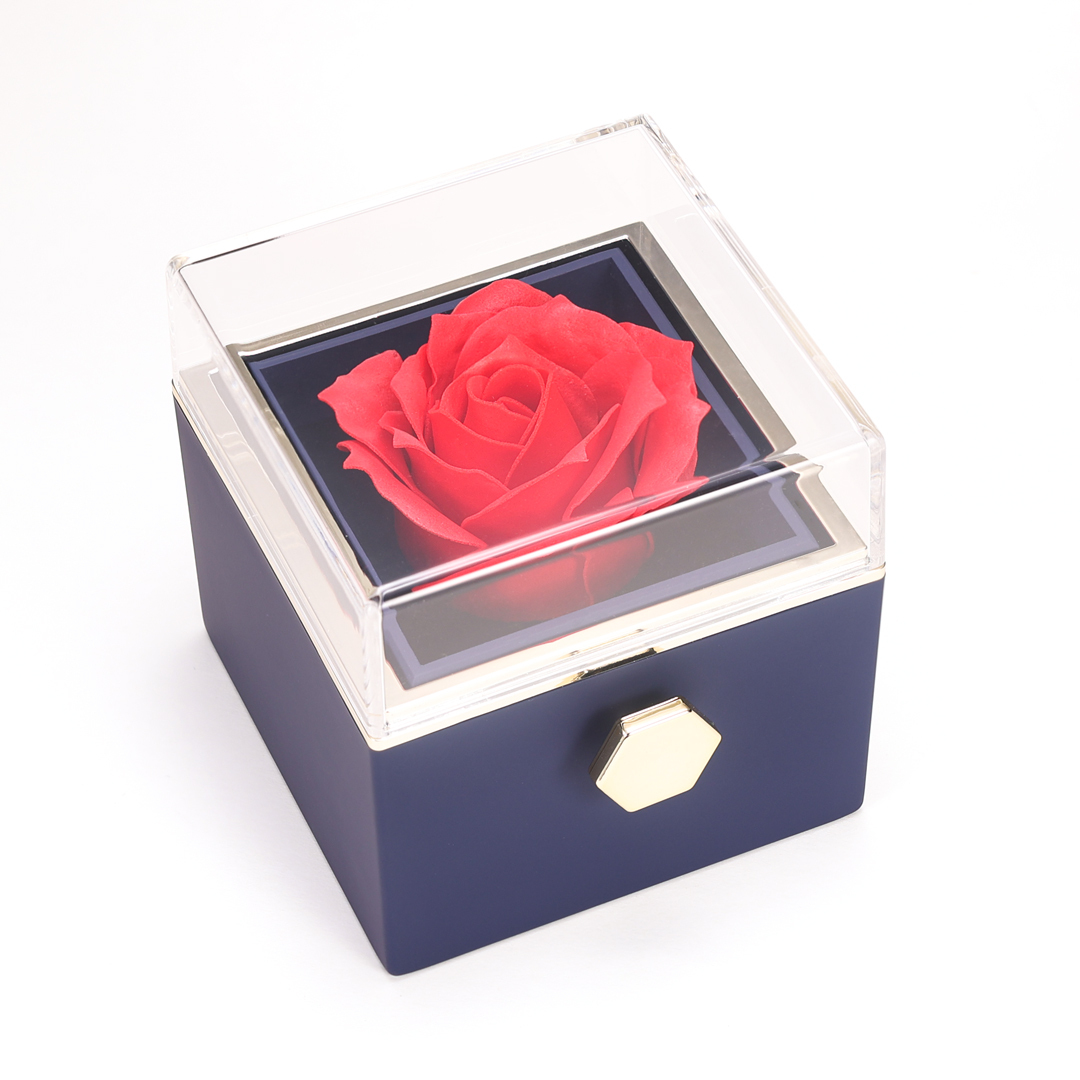 Rose Drehbar Schmuck Geschenkbox