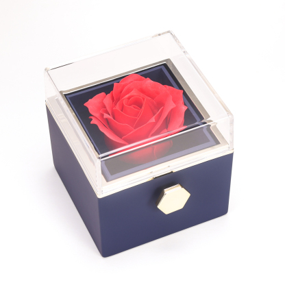 Rose Drehbar Schmuck Geschenkbox