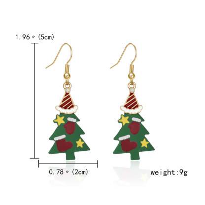 Weihnachtsbaum Ohrringe