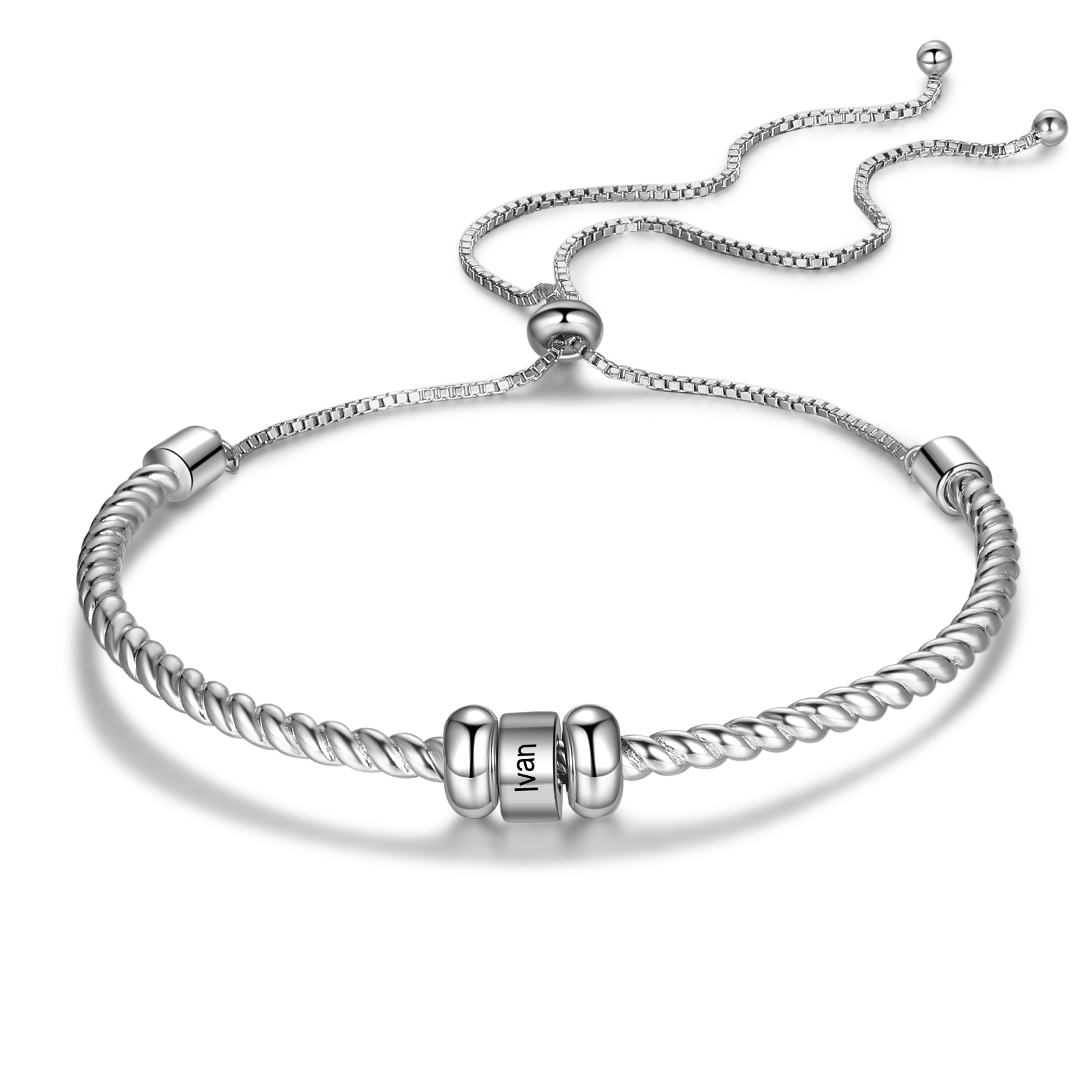 Personalisierte 1-6 Namen gebundenes Namensarmband