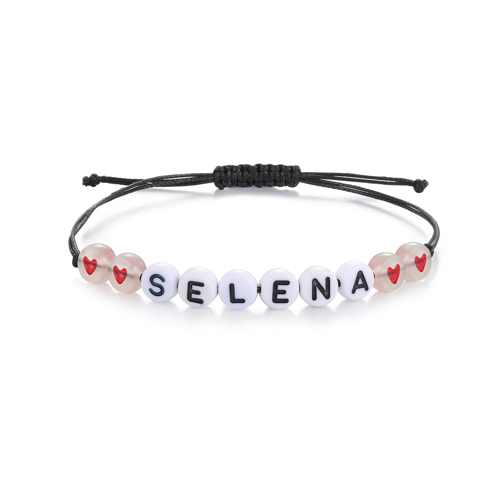 Personalisierter 1 Name Acryl Perle Handseil Armband