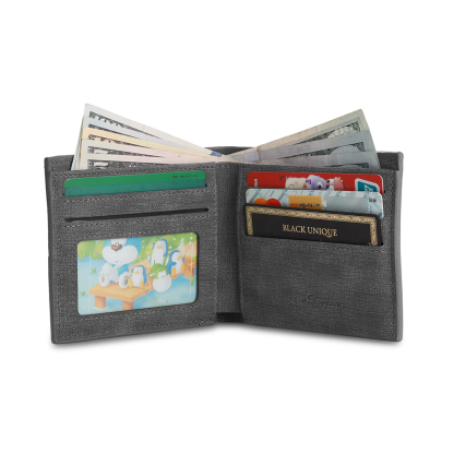 Benutzerdefinierte Foto & Name Geldbörse - Brieftasche für Männer 