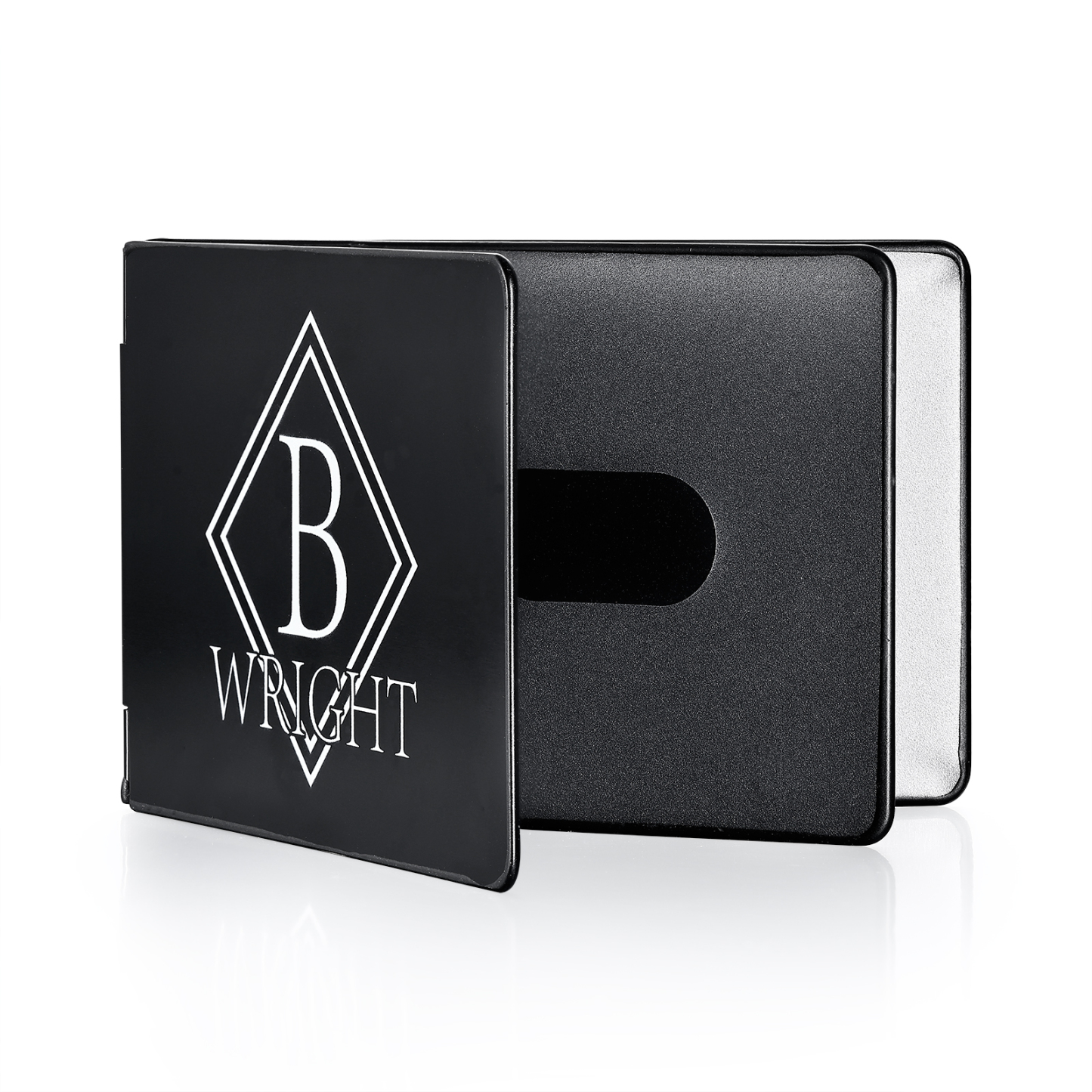 Herren Personalisierte Name & Buchstabe Kreditkarten Etui aus Metall in 3 Farben & 9 Stile