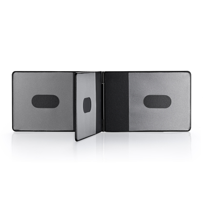 Herren Personalisierte Name & Buchstabe Kreditkarten Etui aus Metall in 3 Farben & 9 Stile