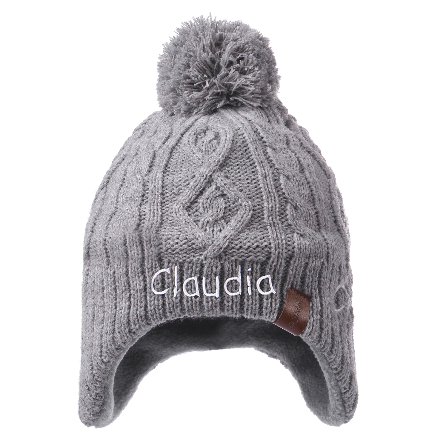 Personalisierbarer Name Strick Stickerei Beanie Mütze – In 4 Farben erhältlich für den perfekten Winterlook