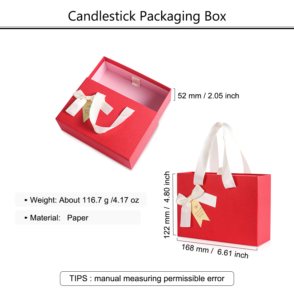 Hochwertige Rot Geschenbox-Tragbare Geschenkbox
