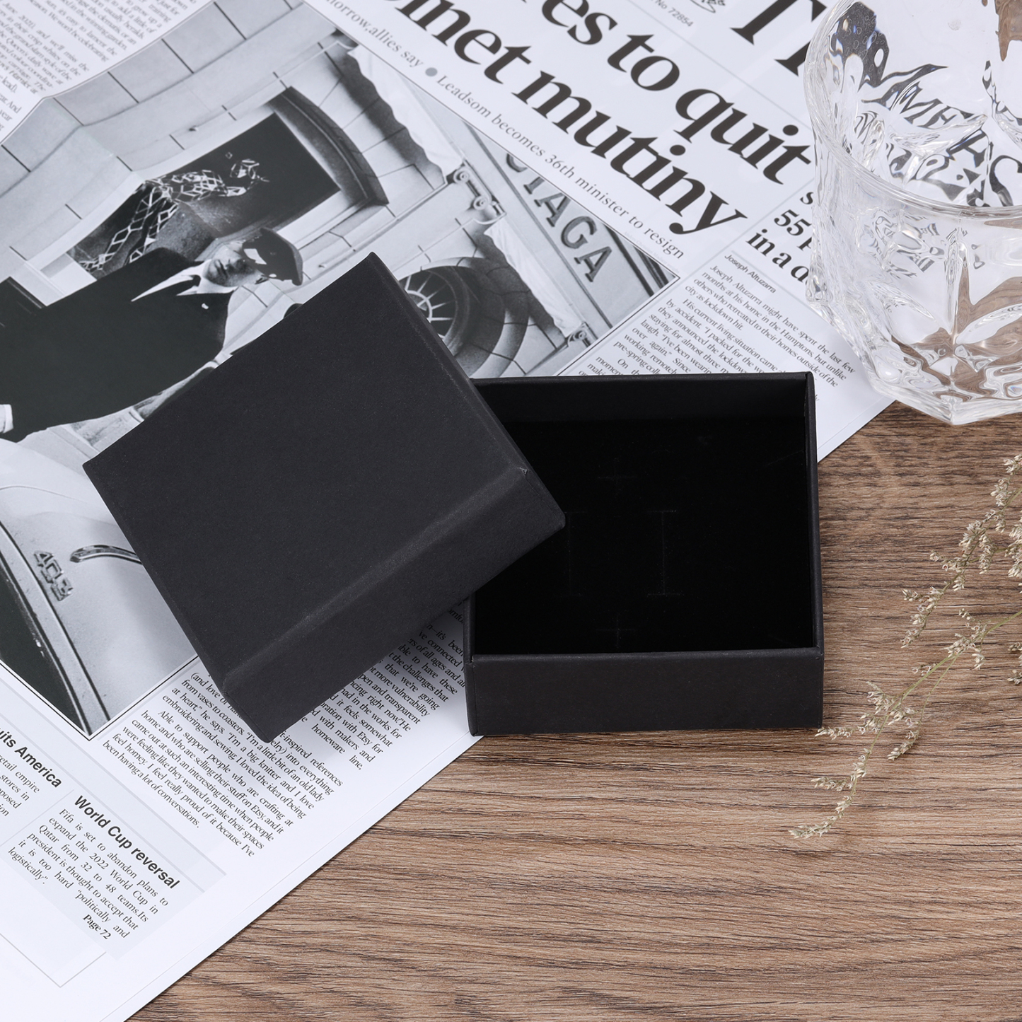 Personalisierte 1 Name Herz Halskette mit 1 Geburtsstein & Weihnachts-Geschenkkarte & GeschenkBox für Mama Mutter Geschenkkarte Set