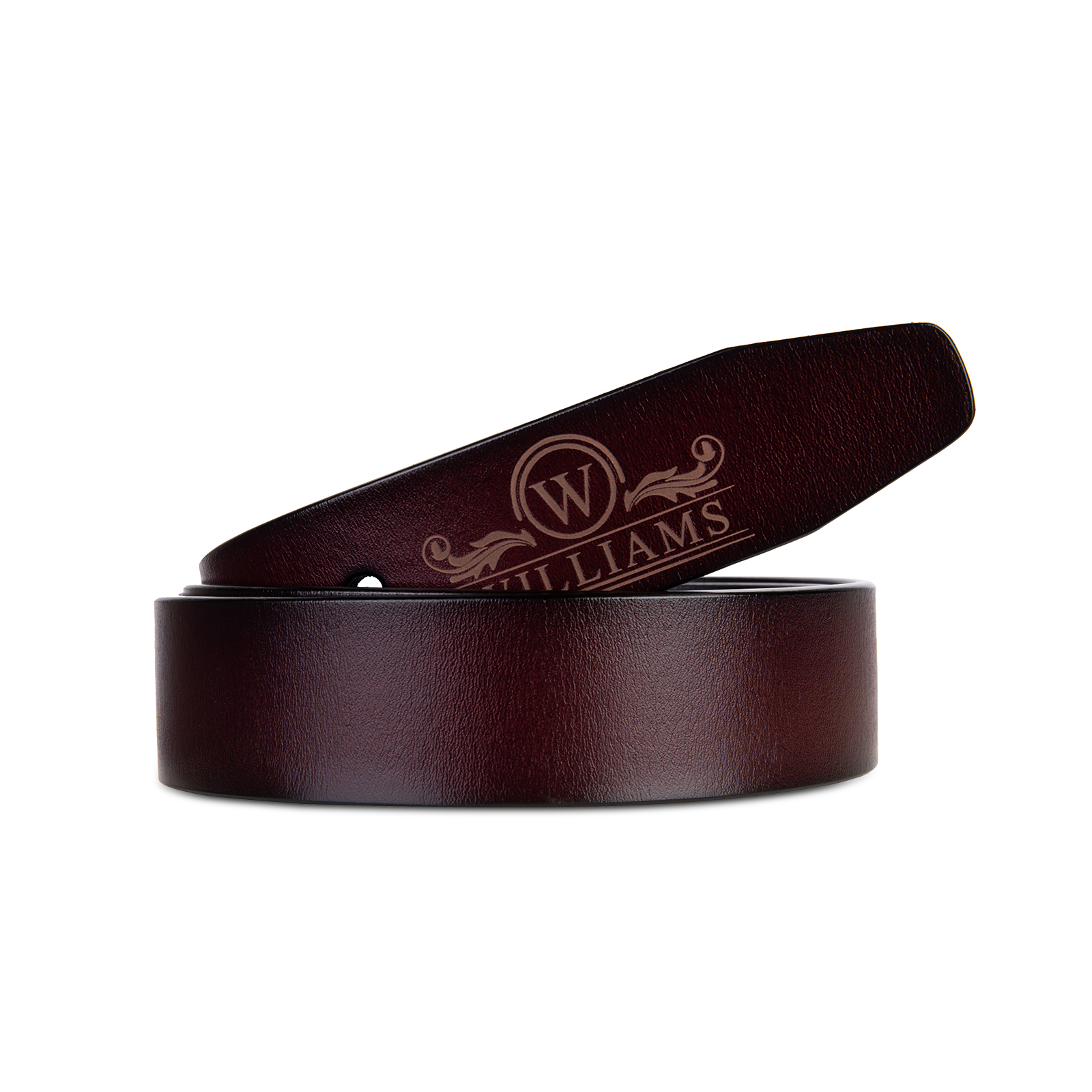 Personalisierter 1 Name & 1 Buchstabe Braun Herren Ledergürtel - Geschenk für Vater/Papa