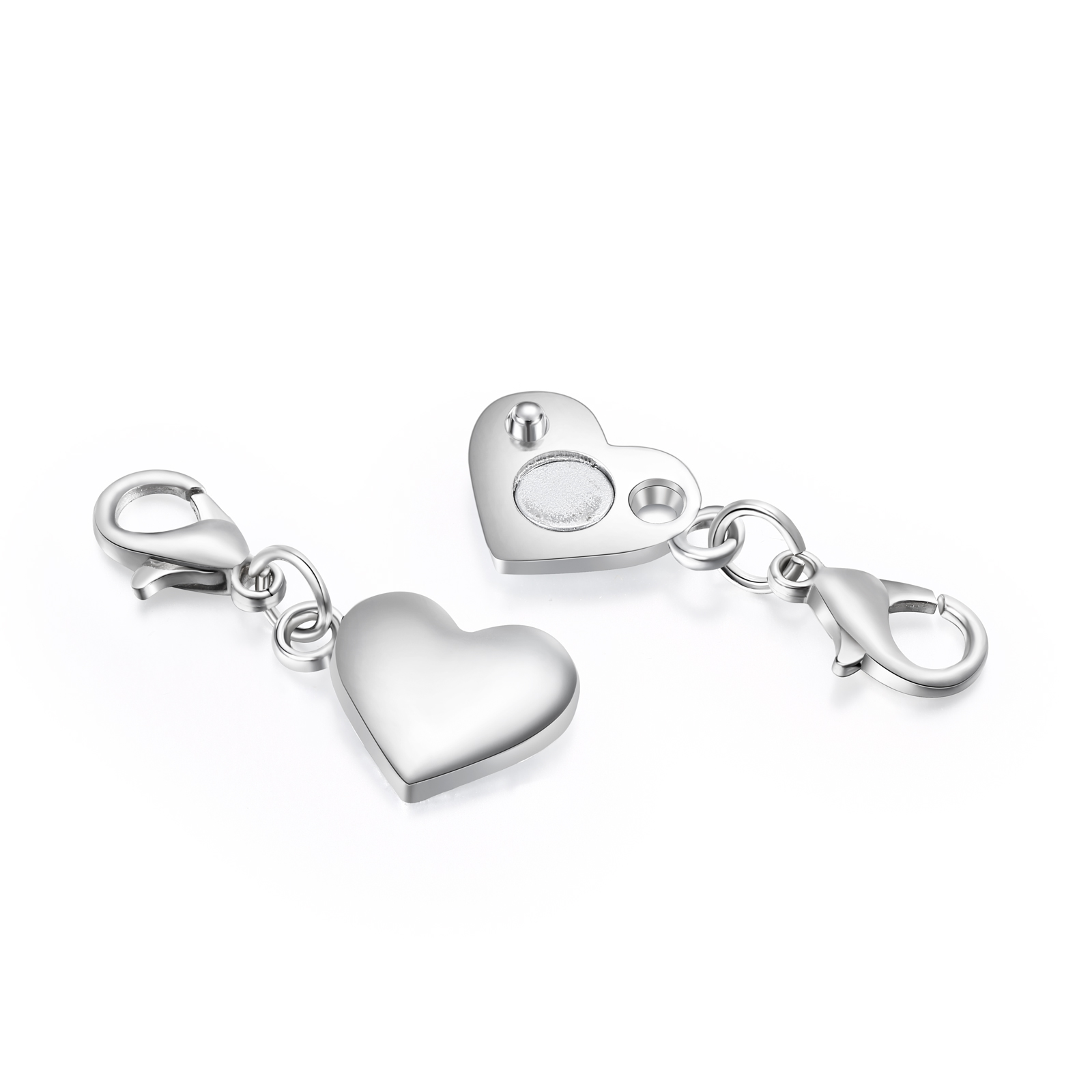 Personalisierte Herzkette mit Händen, Fotoprojektion, Geschenk für sie