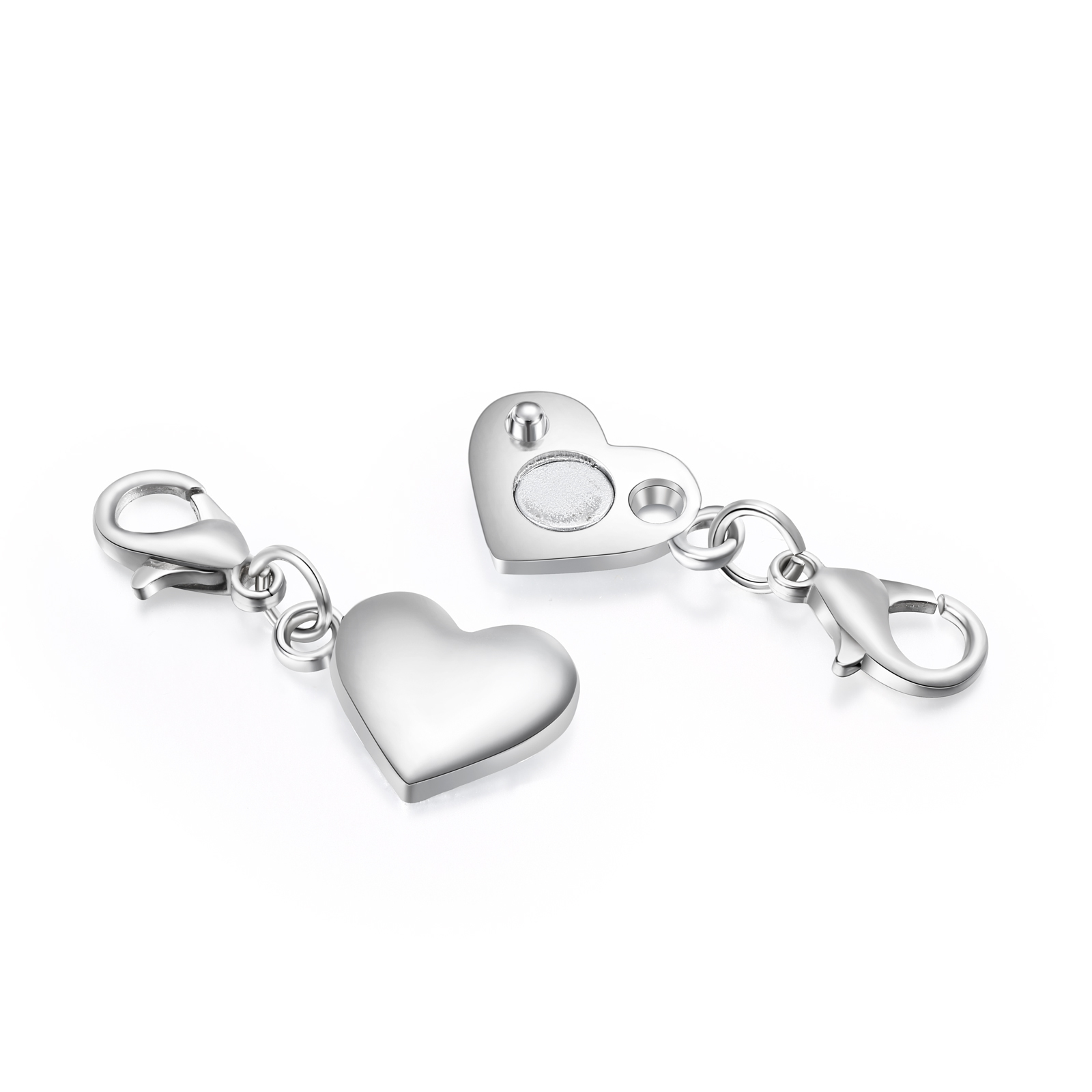 Personalisierte Herzkette mit Händen, Fotoprojektion, Geschenk für sie