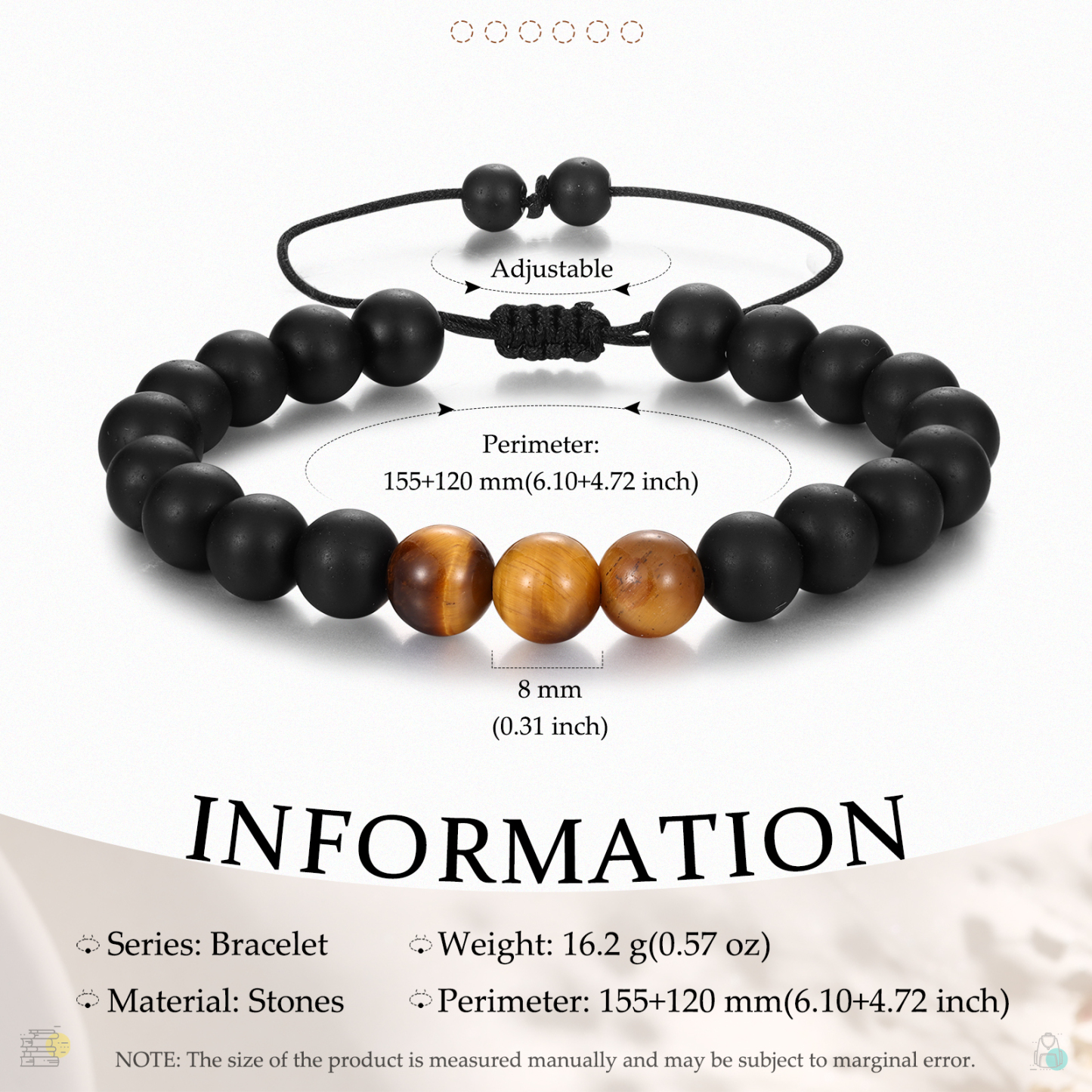 Dinos Eltern & KindArmband Armbänder Set mit 3 Ketten-Für unsere Tochter-Schulanfang Geschenk mit Nachrichtenkarte