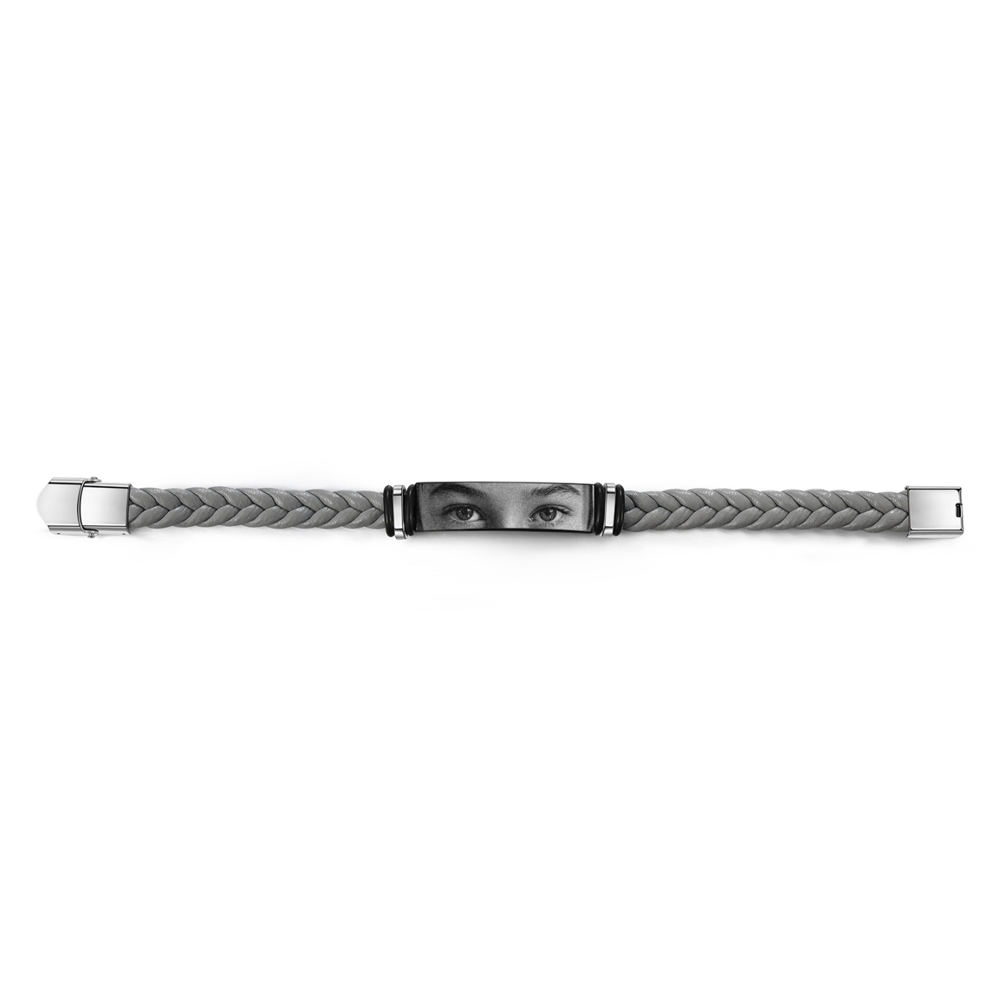 Herren Personalisiertes Foto Leder Edelstahl Armband – Ein einzigartiges Geschenk