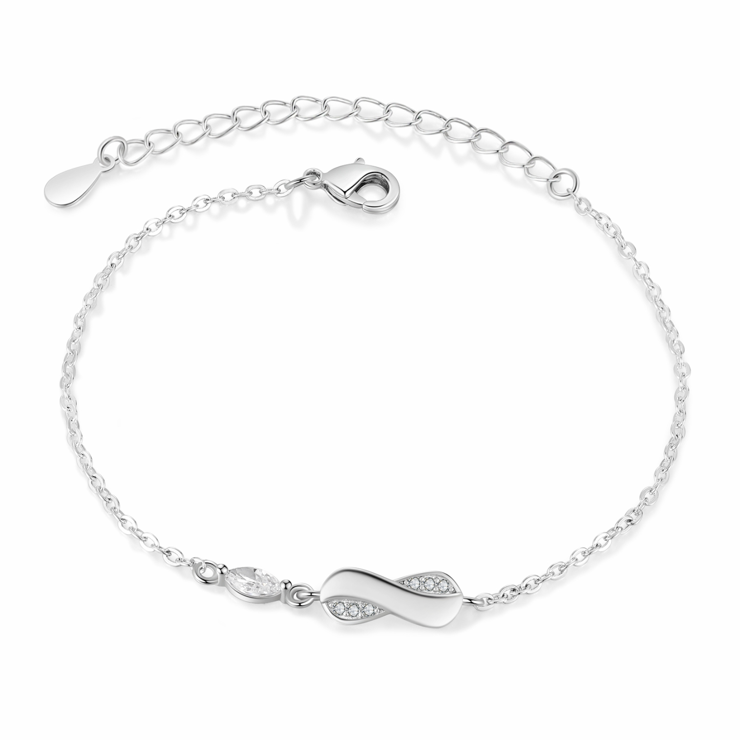 Personalisierbares 1 Name Unendlichkeits Armband f